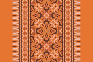 Anarkali Pattern Seamless Scandinavian pattern Motif embroidery, Pixel Ikat embroidery Design for Print kurta pattern mughal motifs tapestry pattern floral repeat vector