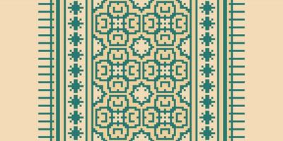 Patchwork pattern Seamless Mughal architecture Motif embroidery, Pixel Ikat embroidery Design for Print scandinavian pattern saree ethnic nativity gypsy pattern vector