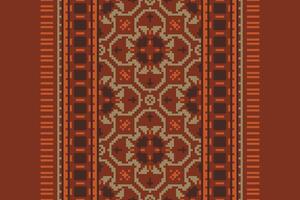 Anarkali frock design Seamless Native American, Motif embroidery, Pixel Ikat embroidery Design for Print endless arabesque cloth dupatta shawl bandana print silk kurta men vector