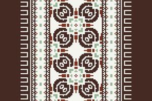 Anarkali frock design Seamless Native American, Motif embroidery, Pixel Ikat embroidery Design for Print australian curtain pattern geometric pillow model kurti mughal flowers vector
