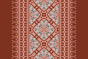 Anarkali frock design Seamless Native American, Motif embroidery, Pixel Ikat embroidery Design for Print scandinavian pattern saree ethnic nativity gypsy pattern vector