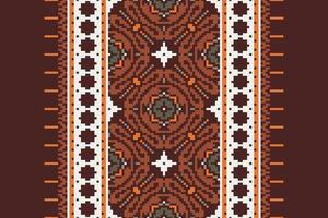Anarkali frock design Seamless Bandana print silk Motif embroidery, Pixel Ikat embroidery Design for Print scarf hijab pattern kerchief Pixel Ikat Silk kurti model mughal patterns vector