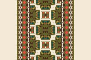 Anarkali frock design Seamless Australian aboriginal pattern Motif embroidery, Pixel Ikat embroidery Design for Print lace pattern seamless pattern vintage shibori jacquard seamless vector