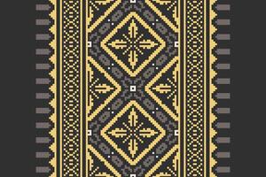 Anarkali frock design Seamless Scandinavian pattern Motif embroidery, Pixel Ikat embroidery Design for Print tie dyeing pillowcase sambal puri kurti mughal architecture vector