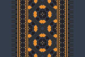Anarkali frock design Seamless Scandinavian pattern Motif embroidery, Pixel Ikat embroidery Design for Print kurta pattern mughal motifs tapestry pattern floral repeat vector