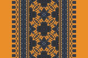 Anarkali frock design Seamless Scandinavian pattern Motif embroidery, Pixel Ikat embroidery Design for Print tapestry floral kimono repeat pattern lacing spanish motif vector