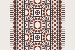 Kurta Pattern Seamless Native American, Motif embroidery, Pixel Ikat embroidery Design for Print egyptian hieroglyphs tibetan geo pattern vector