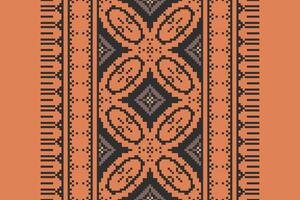 Kurta Pattern Seamless Native American, Motif embroidery, Pixel Ikat embroidery Design for Print scandinavian pattern saree ethnic nativity gypsy pattern vector
