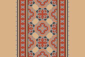 Kurta Pattern Seamless Native American, Motif embroidery, Pixel Ikat embroidery Design for Print australian curtain pattern geometric pillow model kurti mughal flowers vector