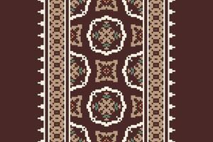 Kurta Pattern Seamless Australian aboriginal pattern Motif embroidery, Pixel Ikat embroidery Design for Print scarf hijab pattern kerchief Pixel Ikat Silk kurti model mughal patterns vector