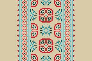 Kurta Pattern Seamless Australian aboriginal pattern Motif embroidery, Pixel Ikat embroidery Design for Print figure tribal ink on cloth patola sari vector