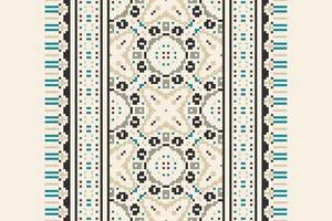 Kurta Pattern Seamless Australian aboriginal pattern Motif embroidery, Pixel Ikat embroidery Design for Print egyptian hieroglyphs tibetan geo pattern vector