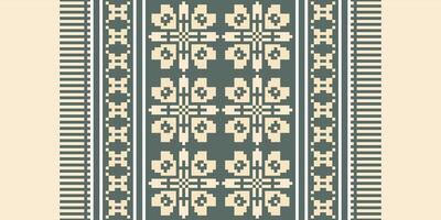 Patchwork pattern Seamless Scandinavian pattern Motif embroidery, Pixel Ikat embroidery Design for Print border embroidery ancient egypt vector