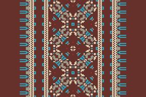 Kurta Pattern Seamless Australian aboriginal pattern Motif embroidery, Pixel Ikat embroidery Design for Print jacquard slavic pattern folklore pattern kente arabesque vector