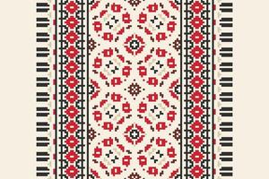 Kurta Pattern Seamless Mughal architecture Motif embroidery, Pixel Ikat embroidery Design for Print endless arabesque cloth dupatta shawl bandana print silk kurta men vector