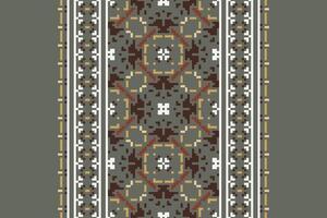 Kurta Pattern Seamless Mughal architecture Motif embroidery, Pixel Ikat embroidery Design for Print egyptian hieroglyphs tibetan geo pattern vector