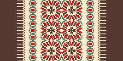 Patchwork pattern Seamless Scandinavian pattern Motif embroidery, Pixel Ikat embroidery Design for Print scandinavian pattern saree ethnic nativity gypsy pattern vector