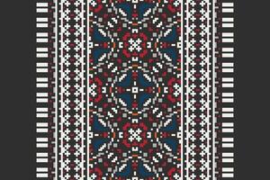 Kurta Pattern Seamless Scandinavian pattern Motif embroidery, Pixel Ikat embroidery Design for Print kurta pattern mughal motifs tapestry pattern floral repeat vector