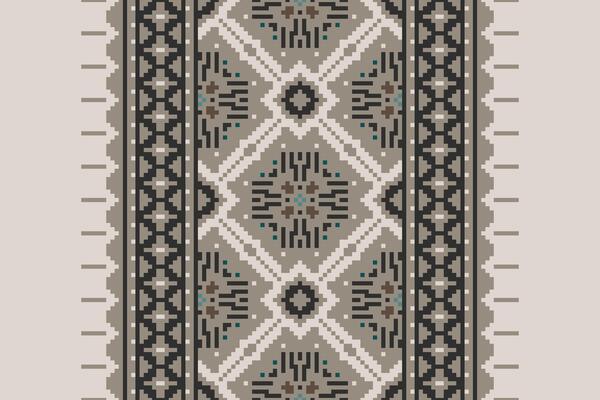 Punjabi Pattern Seamless Native American, Motif embroidery, Pixel Ikat embroidery Design for Print pattern vintage flower folk navajo patchwork pattern