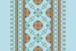 Kurta Pattern Seamless Scandinavian pattern Motif embroidery, Pixel Ikat embroidery Design for Print scandinavian pattern saree ethnic nativity gypsy pattern vector
