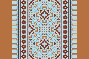 Kurta Pattern Seamless Scandinavian pattern Motif embroidery, Pixel Ikat embroidery Design for Print border embroidery ancient egypt vector