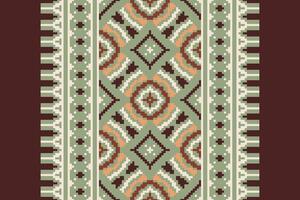 Punjabi Pattern Seamless Australian aboriginal pattern Motif embroidery, Pixel Ikat embroidery Design for Print kurta pattern mughal motifs tapestry pattern floral repeat vector