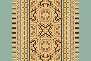Punjabi Pattern Seamless Australian aboriginal pattern Motif embroidery, Pixel Ikat embroidery Design for Print endless arabesque cloth dupatta shawl bandana print silk kurta men vector
