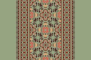 Punjabi Pattern Seamless Bandana print silk Motif embroidery, Pixel Ikat embroidery Design for Print jacquard slavic pattern folklore pattern kente arabesque vector