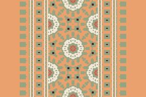 Punjabi Pattern Seamless Australian aboriginal pattern Motif embroidery, Pixel Ikat embroidery Design for Print tapestry floral kimono repeat pattern lacing spanish motif vector