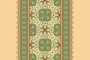 Punjabi Pattern Seamless Scandinavian pattern Motif embroidery, Pixel Ikat embroidery Design for Print tapestry floral kimono repeat pattern lacing spanish motif vector