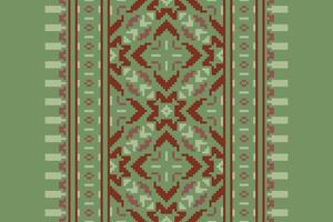 Churidar Pattern Seamless Native American, Motif embroidery, Pixel Ikat embroidery Design for Print kurta pattern mughal motifs tapestry pattern floral repeat vector