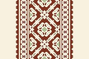 Churidar Pattern Seamless Bandana print silk Motif embroidery, Pixel Ikat embroidery Design for Print australian curtain pattern geometric pillow model kurti mughal flowers vector