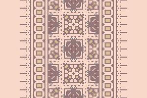 Churidar Pattern Seamless Bandana print silk Motif embroidery, Pixel Ikat embroidery Design for Print scandinavian pattern saree ethnic nativity gypsy pattern vector