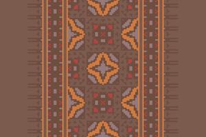 Churidar Pattern Seamless Australian aboriginal pattern Motif embroidery, Pixel Ikat embroidery Design for Print Texture fabric saree sari carpet. kurta patola saree vector