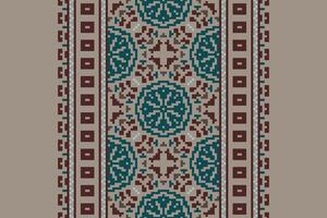 Churidar Pattern Seamless Australian aboriginal pattern Motif embroidery, Pixel Ikat embroidery Design for Print tie dyeing pillowcase sambal puri kurti mughal architecture vector