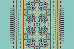 Churidar Pattern Seamless Scandinavian pattern Motif embroidery, Pixel Ikat embroidery Design for Print kurta pattern mughal motifs tapestry pattern floral repeat vector