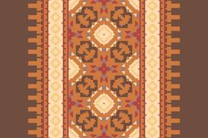 Churidar Pattern Seamless Mughal architecture Motif embroidery, Pixel Ikat embroidery Design for Print pattern vintage flower folk navajo patchwork pattern vector