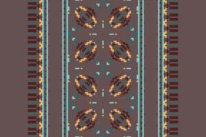 Churidar Pattern Seamless Scandinavian pattern Motif embroidery, Pixel Ikat embroidery Design for Print scarf hijab pattern kerchief Pixel Ikat Silk kurti model mughal patterns vector