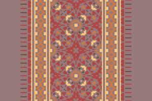 Churidar Pattern Seamless Scandinavian pattern Motif embroidery, Pixel Ikat embroidery Design for Print scandinavian pattern saree ethnic nativity gypsy pattern vector
