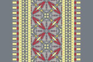 Dhoti Pattern Seamless Native American, Motif embroidery, Pixel Ikat embroidery Design for Print australian curtain pattern geometric pillow model kurti mughal flowers vector