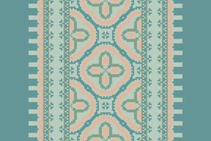 Dhoti Pattern Seamless Native American, Motif embroidery, Pixel Ikat embroidery Design for Print scandinavian pattern saree ethnic nativity gypsy pattern vector