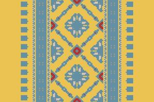 Dhoti Pattern Seamless Australian aboriginal pattern Motif embroidery, Pixel Ikat embroidery Design for Print Texture fabric saree sari carpet. kurta patola saree vector