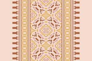 Dhoti Pattern Seamless Bandana print silk Motif embroidery, Pixel Ikat embroidery Design for Print scandinavian pattern saree ethnic nativity gypsy pattern vector