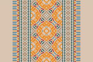 Dhoti Pattern Seamless Australian aboriginal pattern Motif embroidery, Pixel Ikat embroidery Design for Print scarf hijab pattern kerchief Pixel Ikat Silk kurti model mughal patterns vector