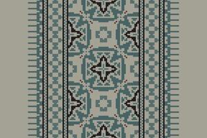 Dhoti Pattern Seamless Australian aboriginal pattern Motif embroidery, Pixel Ikat embroidery Design for Print kurta pattern mughal motifs tapestry pattern floral repeat vector
