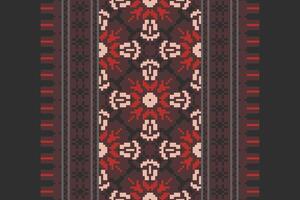 Dhoti Pattern Seamless Mughal architecture Motif embroidery, Pixel Ikat embroidery Design for Print Texture fabric saree sari carpet. kurta patola saree vector