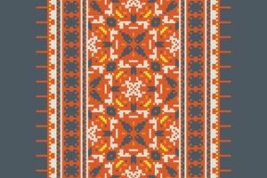 Churidar Pattern Seamless Mughal architecture Motif embroidery, Pixel Ikat embroidery Design for Print scarf hijab pattern kerchief Pixel Ikat Silk kurti model mughal patterns vector