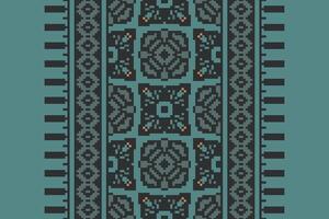 Dhoti Pattern Seamless Australian aboriginal pattern Motif embroidery, Pixel Ikat embroidery Design for Print tapestry floral kimono repeat pattern lacing spanish motif vector