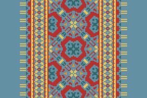 Dhoti Pattern Seamless Australian aboriginal pattern Motif embroidery, Pixel Ikat embroidery Design for Print indonesian batik motif embroidery native american kurta mughal design vector