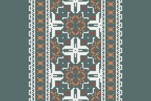 Dhoti Pattern Seamless Australian aboriginal pattern Motif embroidery, Pixel Ikat embroidery Design for Print pattern vintage flower folk navajo patchwork pattern vector
